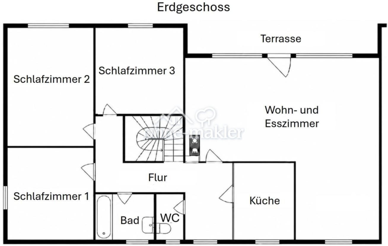 Grundriss Erdgeschoss
