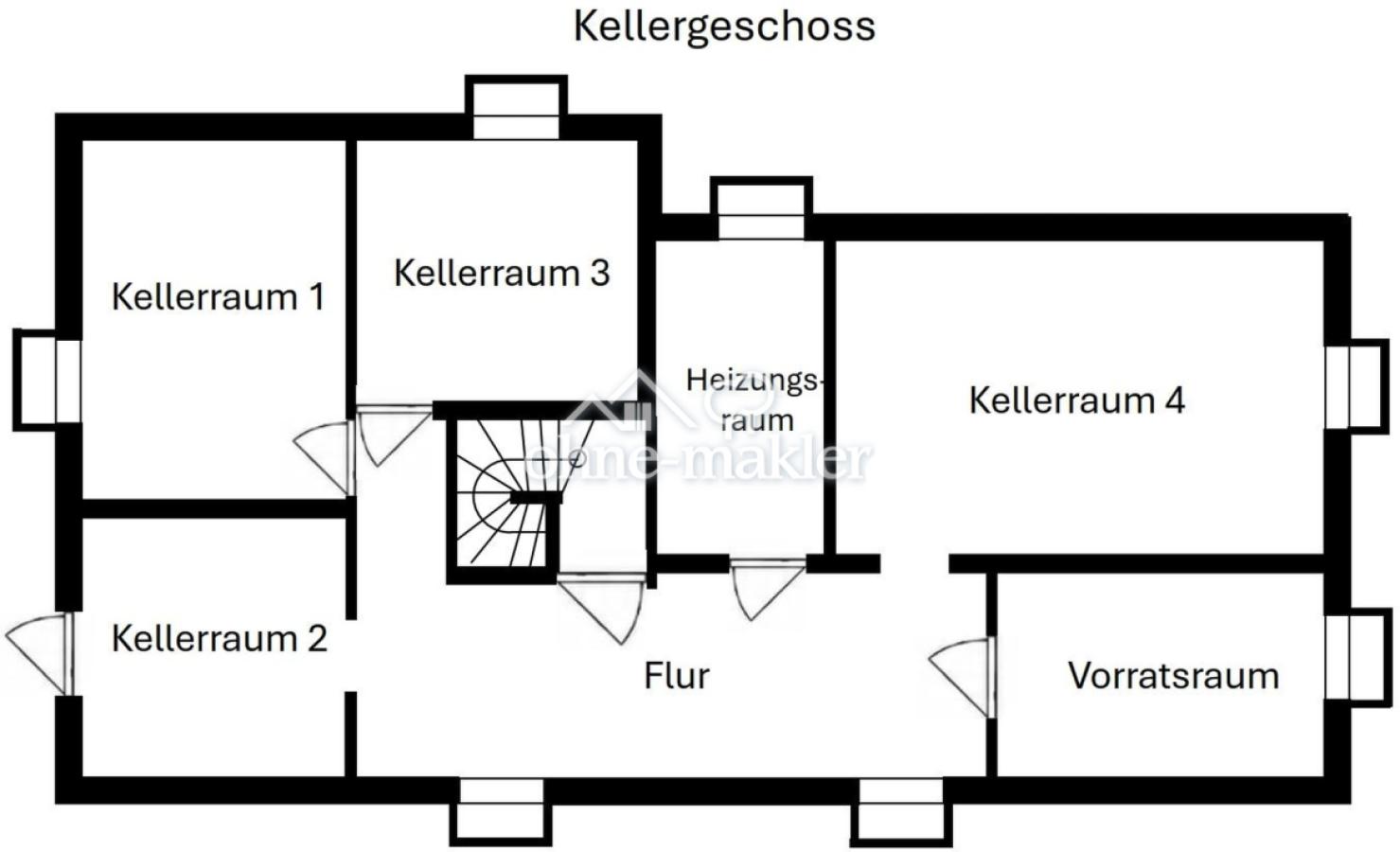 Grundriss Kellergeschoss