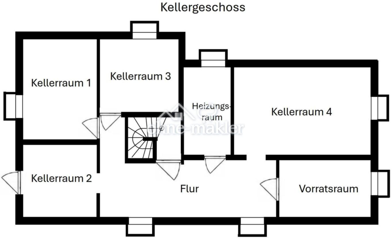 Grundriss Kellergeschoss