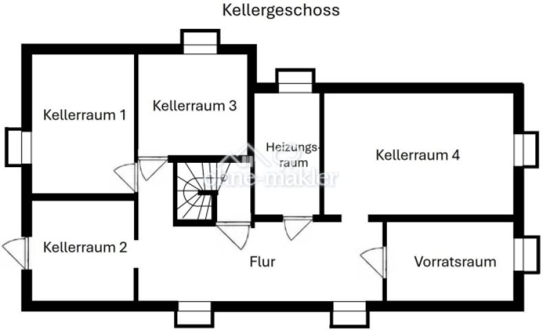 Grundriss Kellergeschoss
