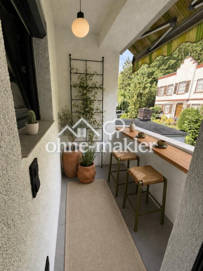 Virtuelle Möblierung - Balkon