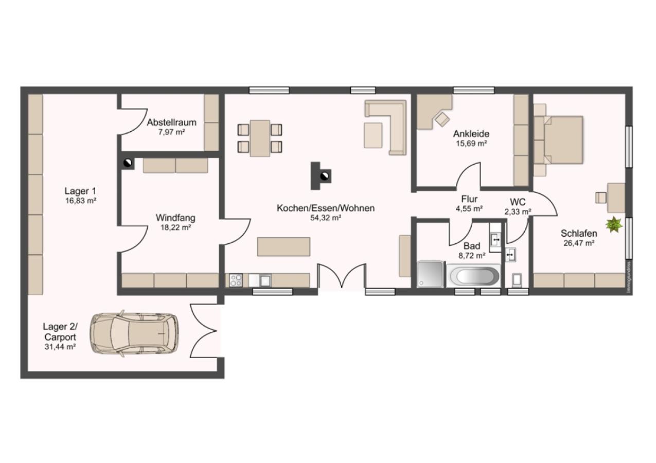 Erdgeschoss Wohnung