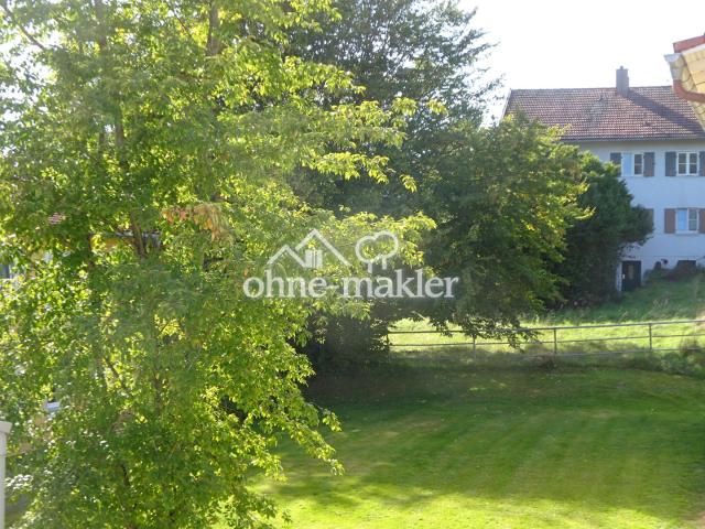 Blick vom Balkon