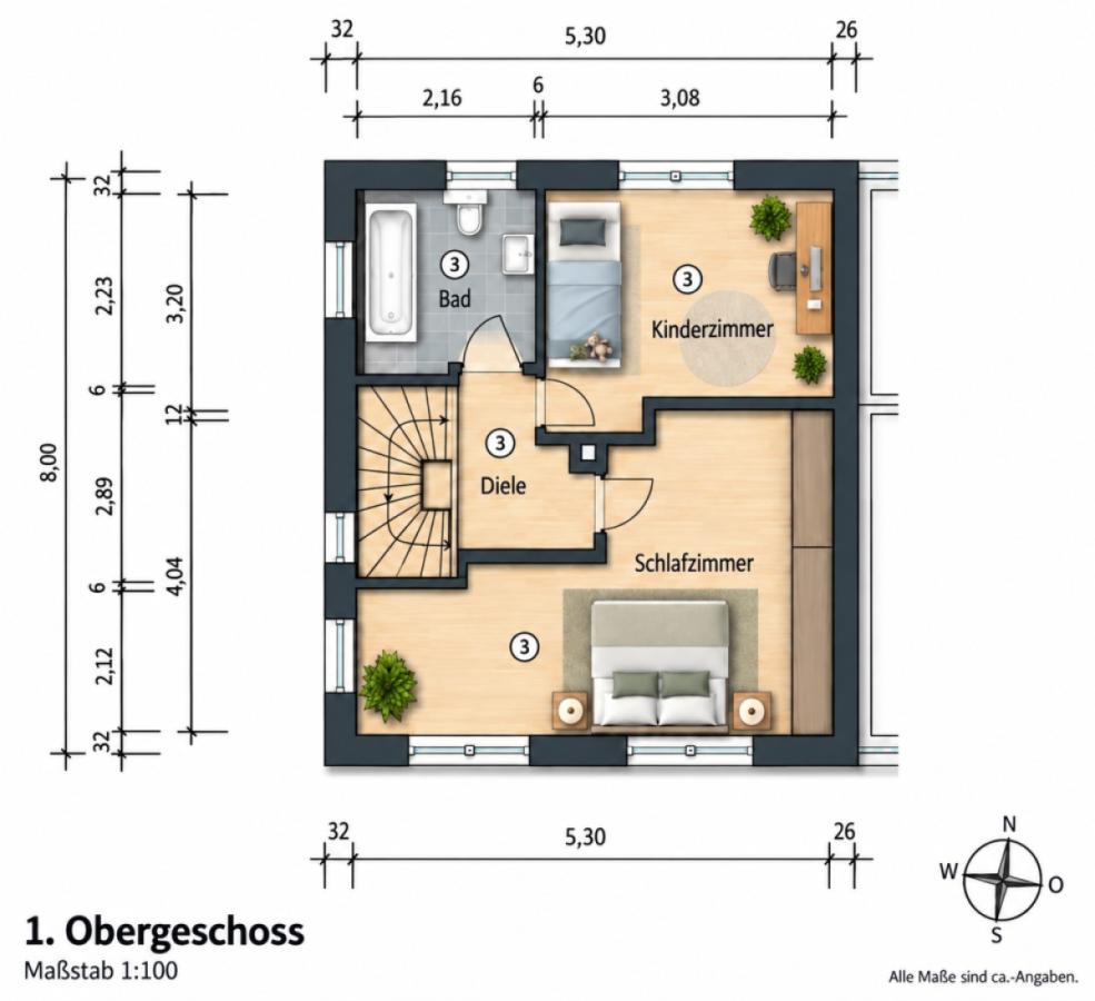 OG Grundriss 