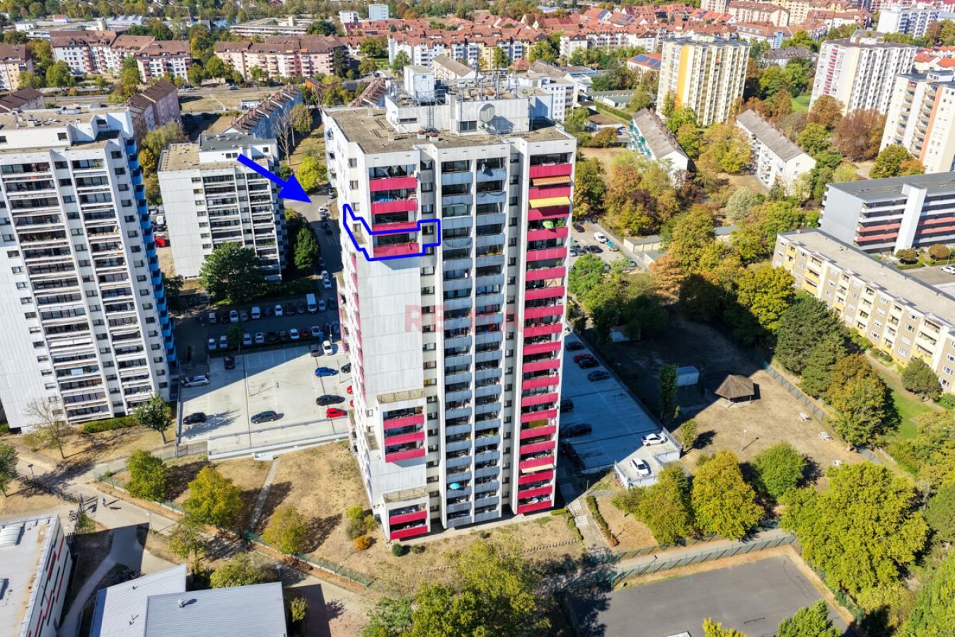 Hausansicht.Etage16