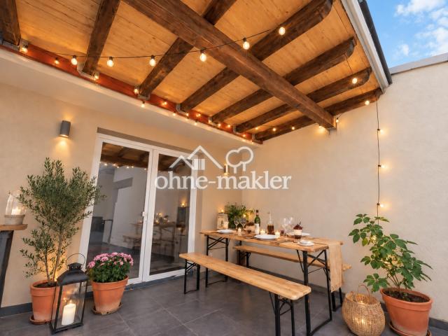 überdachte Terrasse