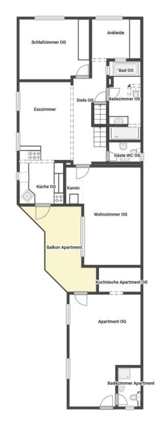 Grundriss Skizze 1.OG