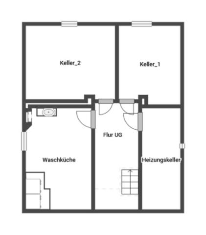 Grundriss Skizze UG