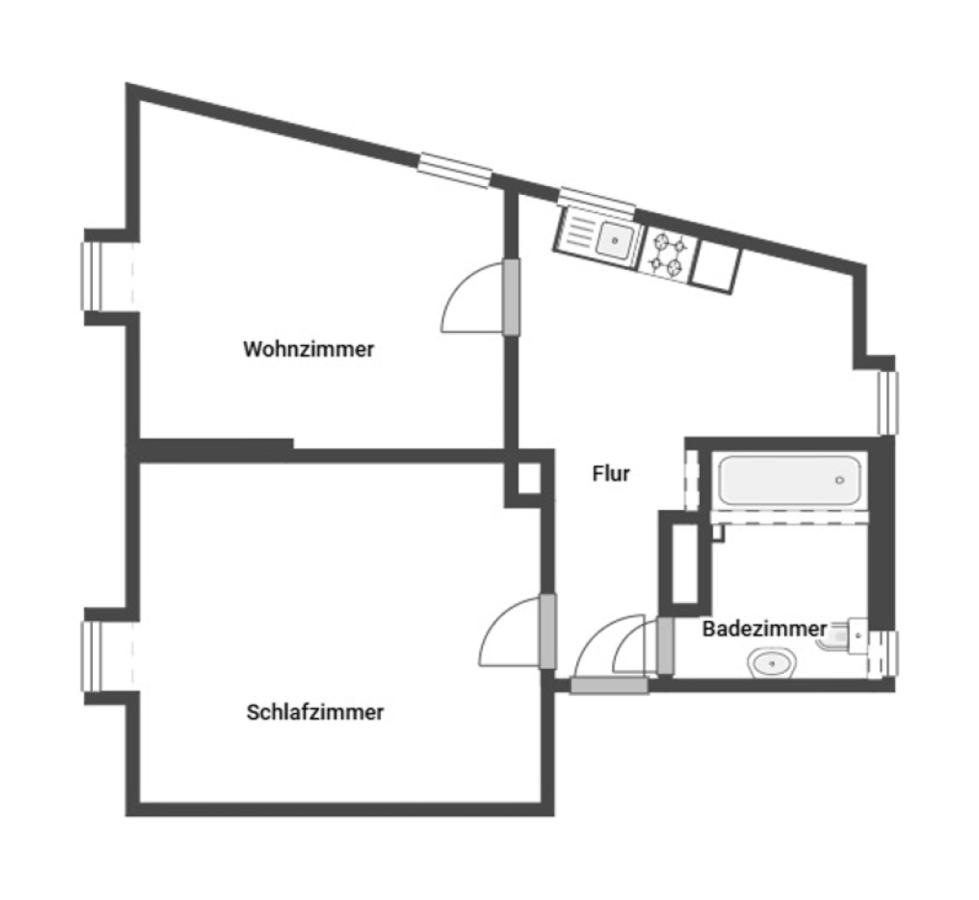 Grundriss Skizze
