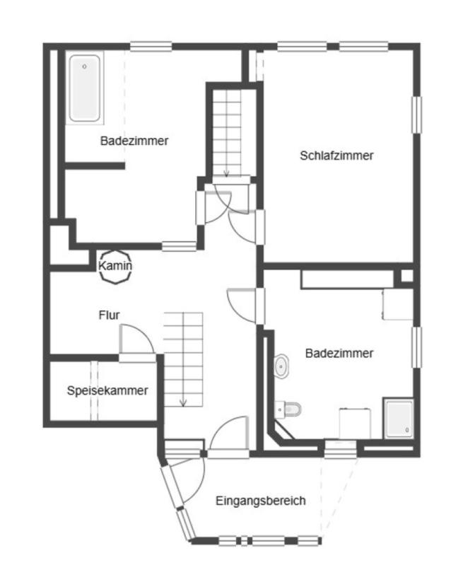 Grundriss Skizze EG