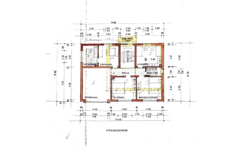 Grundriss EG Wohnung