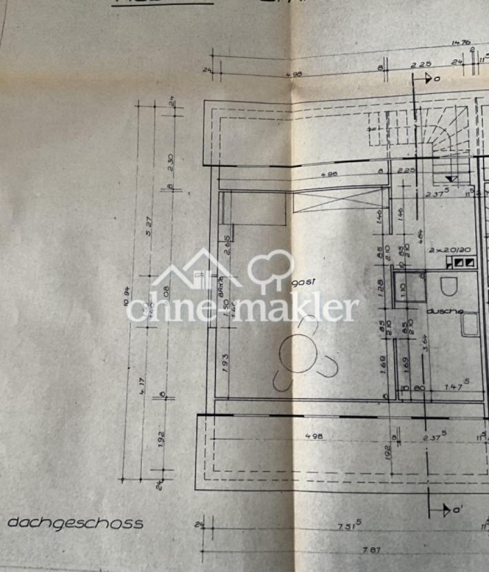 Grundriss Dachgeschoss