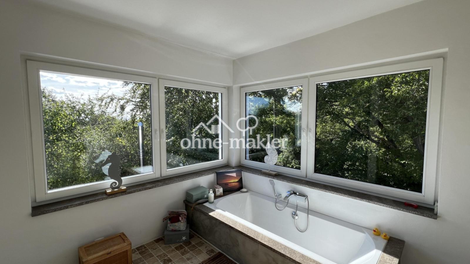 Aussicht aus der Badewanne