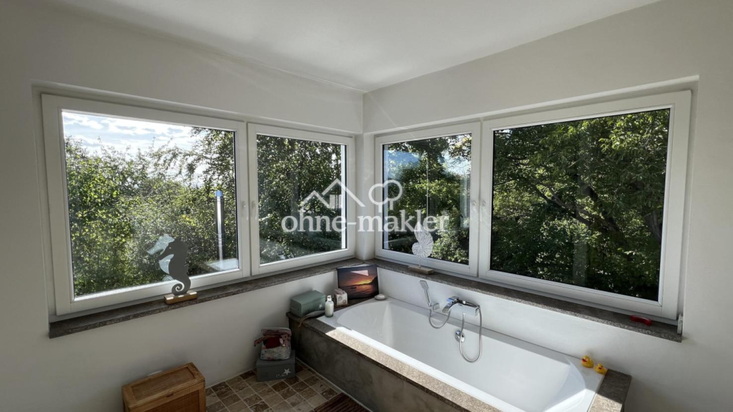 Aussicht aus der Badewanne