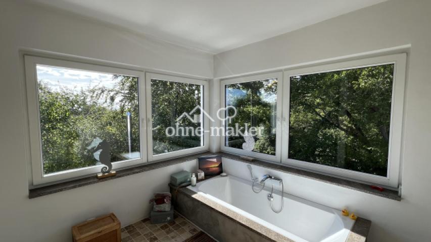 Aussicht aus der Badewanne