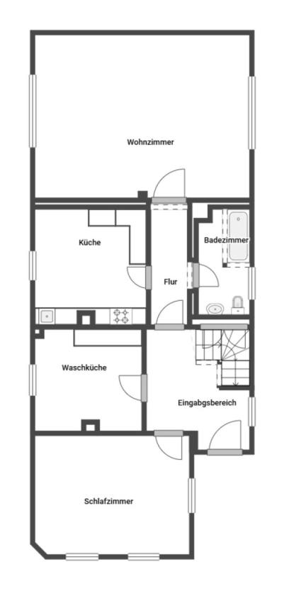 Grundriss Skizze EG