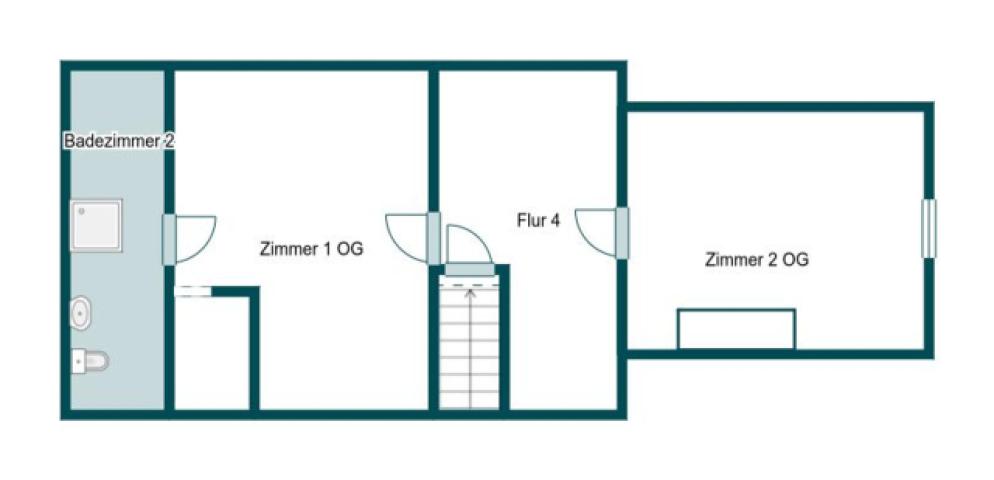 Grundriss Skizze 1.OG