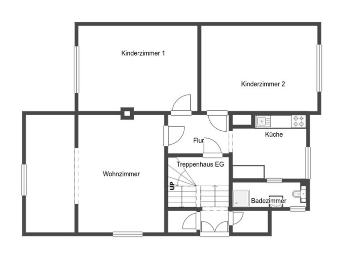 Grundriss Skizze EG