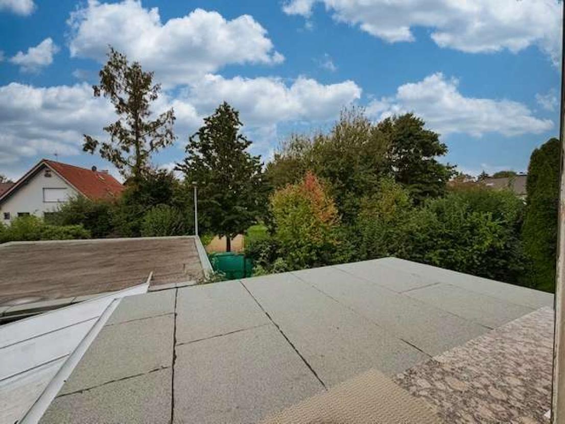 Terrasse über Wintergarten