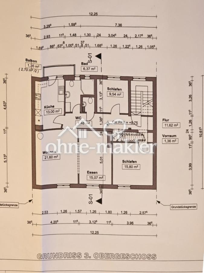 Grundriss - Wohnung