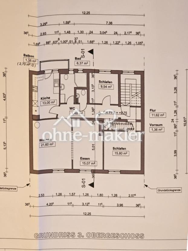 Grundriss - Wohnung