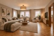 KI bearbeitet, Wohnzimmer