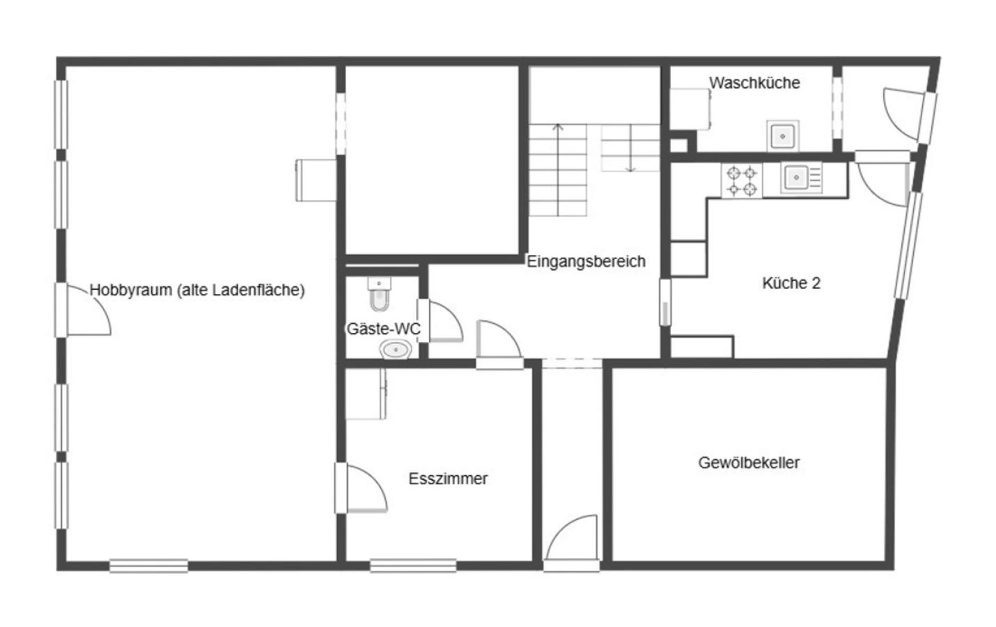 Grundriss Skizze EG