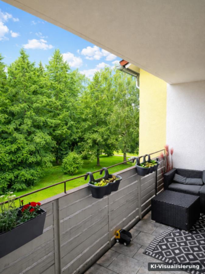 KI-Visualisierung – Loggia
