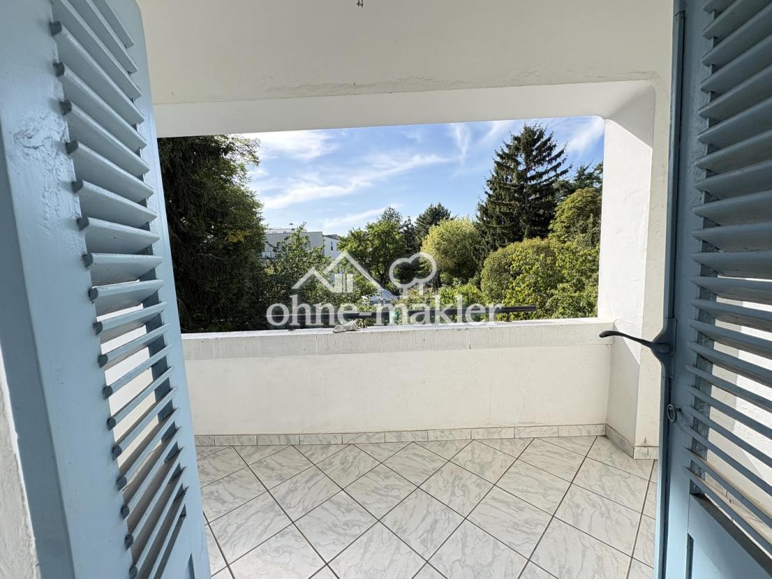 Blick auf Loggia