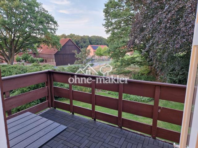 Blick vom Balkon