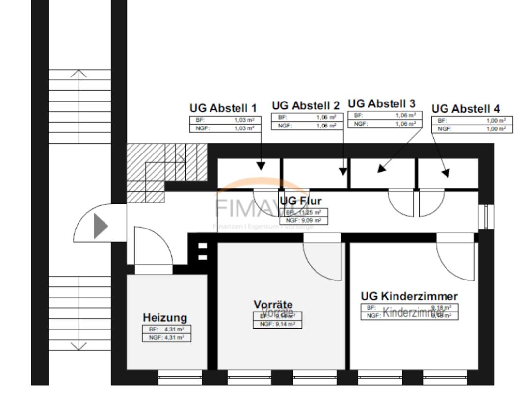 Grundriss Untergeschoss