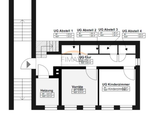 Grundriss Untergeschoss