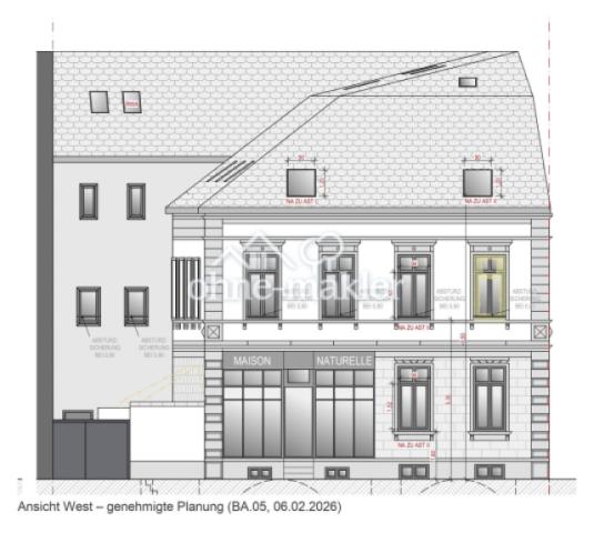 Ansicht West – Planung