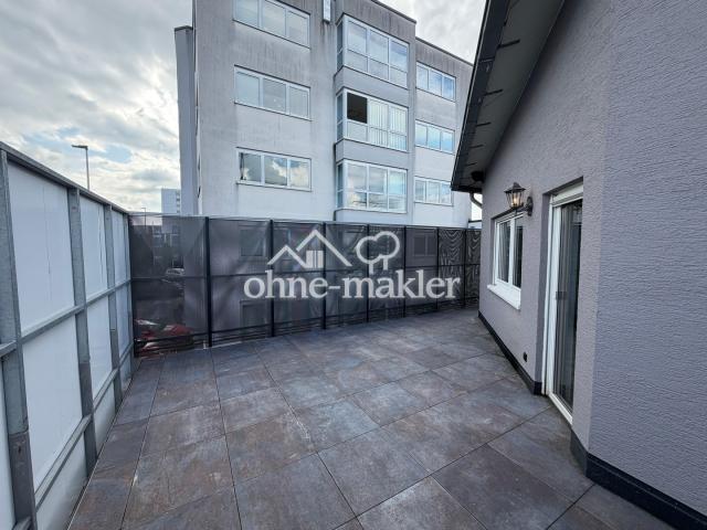 Terrasse an Zimmer