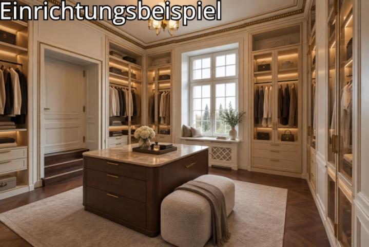 Luxuriöses klassisches Ankleidezimmer