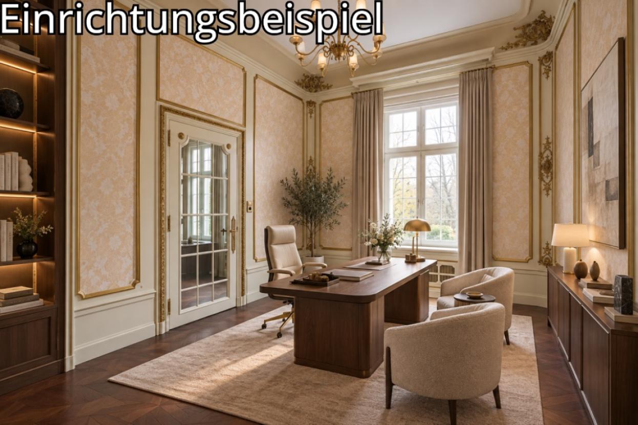 Luxuriöses neoklassisches Arbeitszimmer