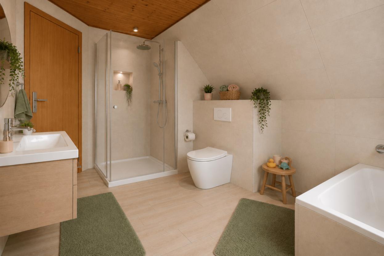 Badezimmer KI-Beispielbild