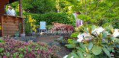 Entspannung am Gartenhaus