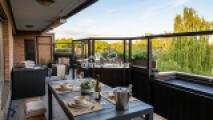 Terrasse – Blick ins Grüne