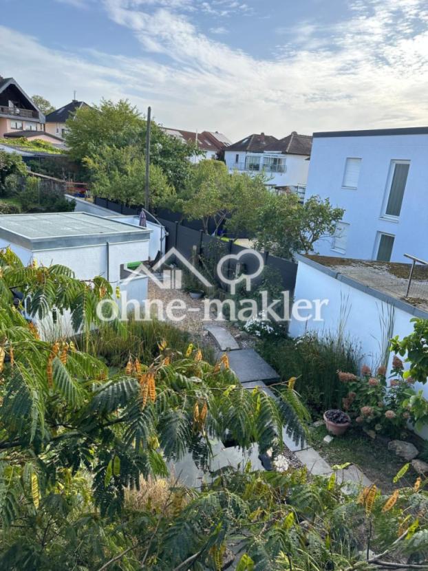 Blick vom Balkon