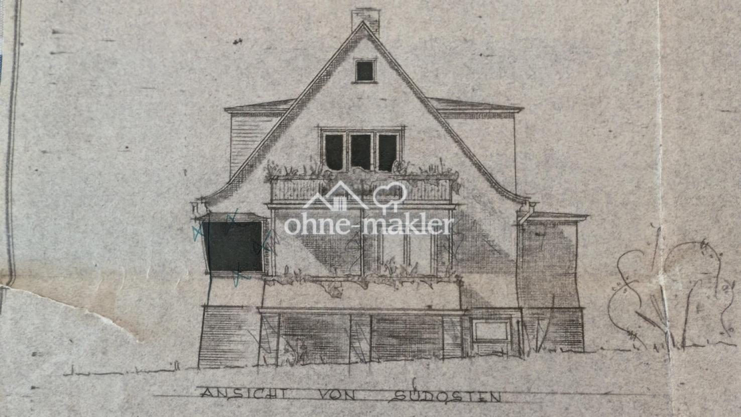 Ansicht vom Garten SO