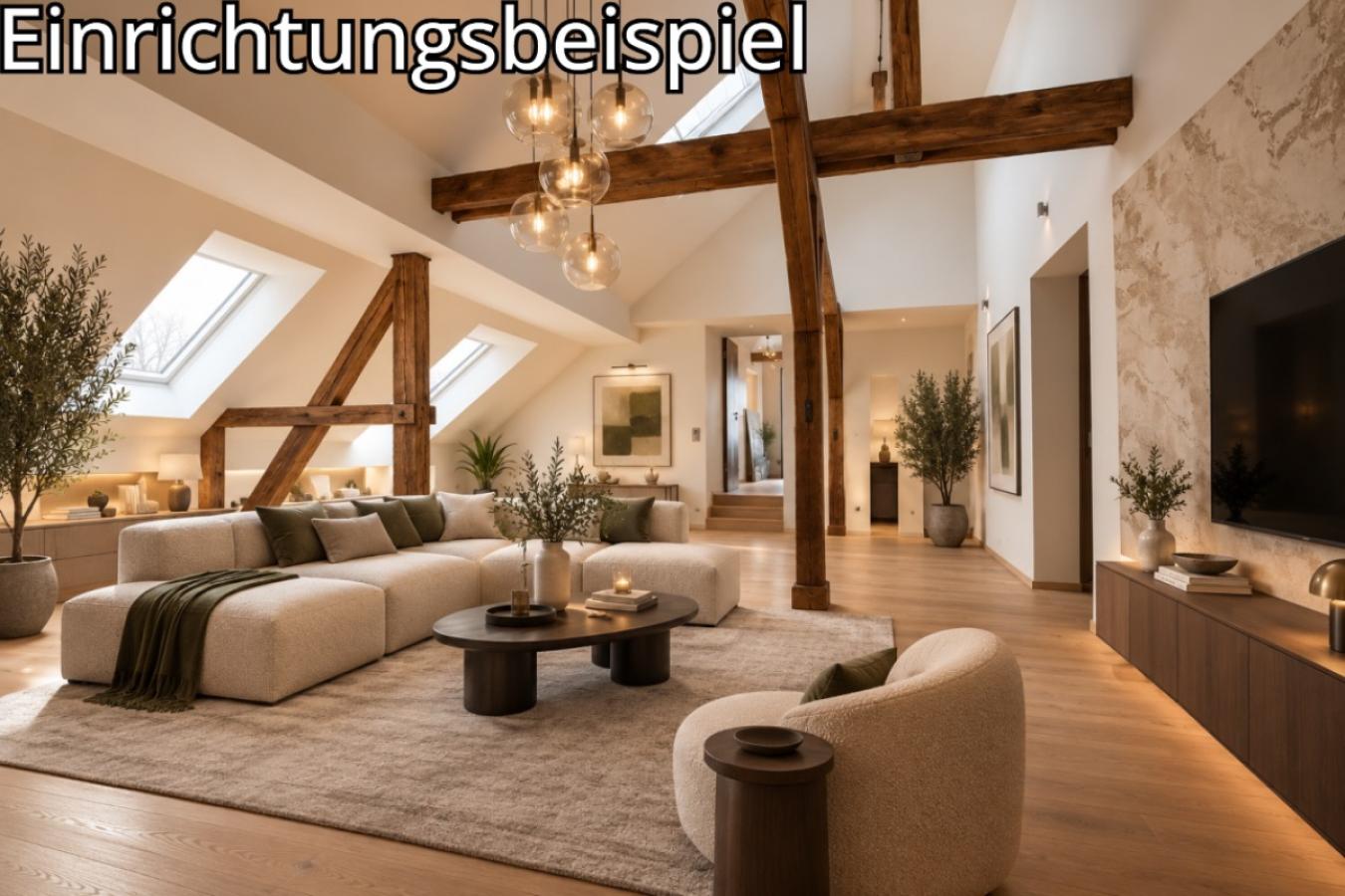 DG Warmer Luxus im Dachgeschoss-Loft