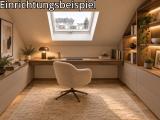 DG Gemütliches Dachboden-Homeoffice mit Oberlicht