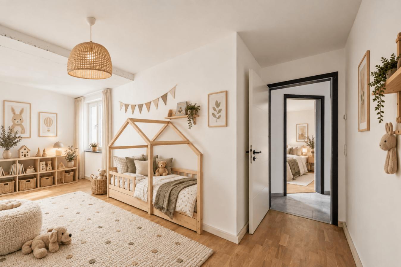 Kinderzimmer / KI-Einrichtungsidee