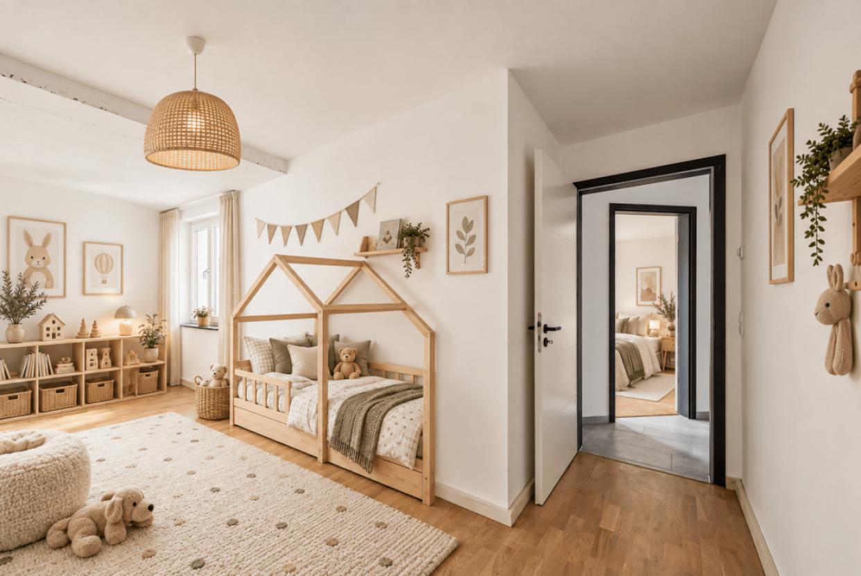 Kinderzimmer / KI-Einrichtungsidee