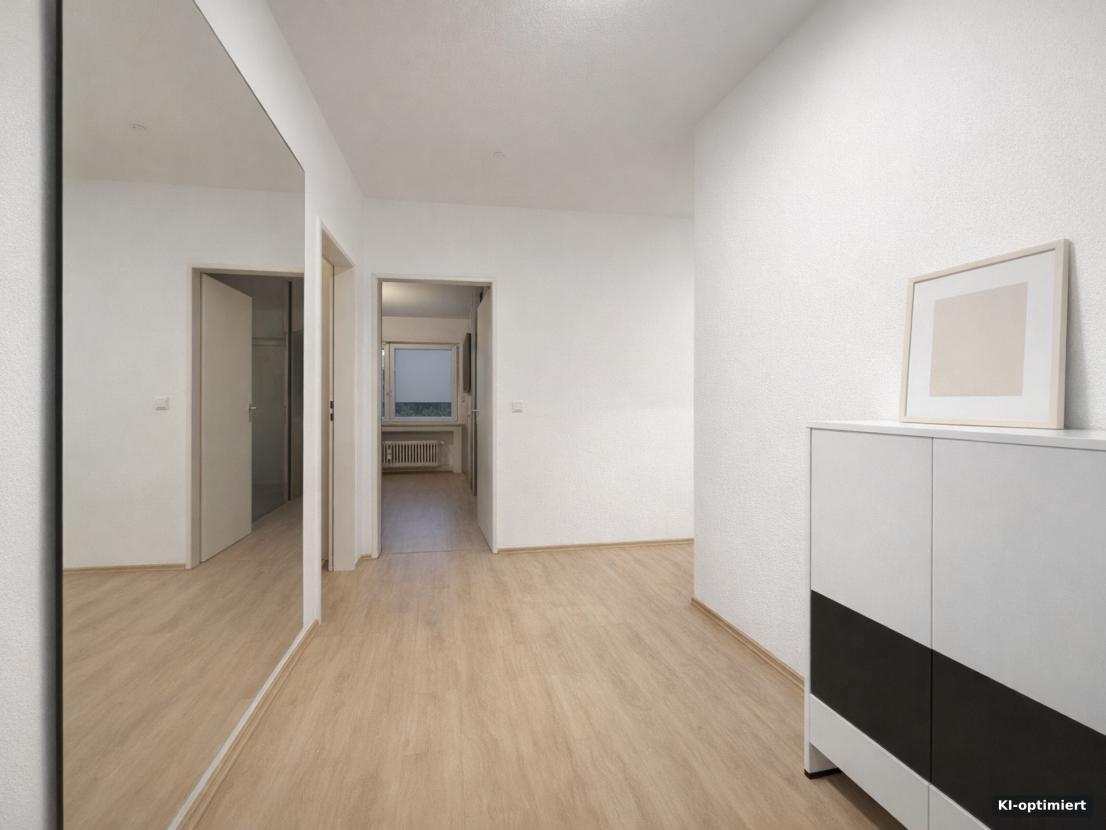 KI-optimiert – Flur mit Blick zum SZ