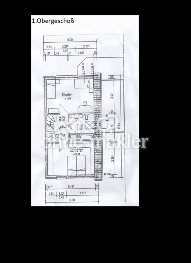 Grundriss 1.Obergeschoss