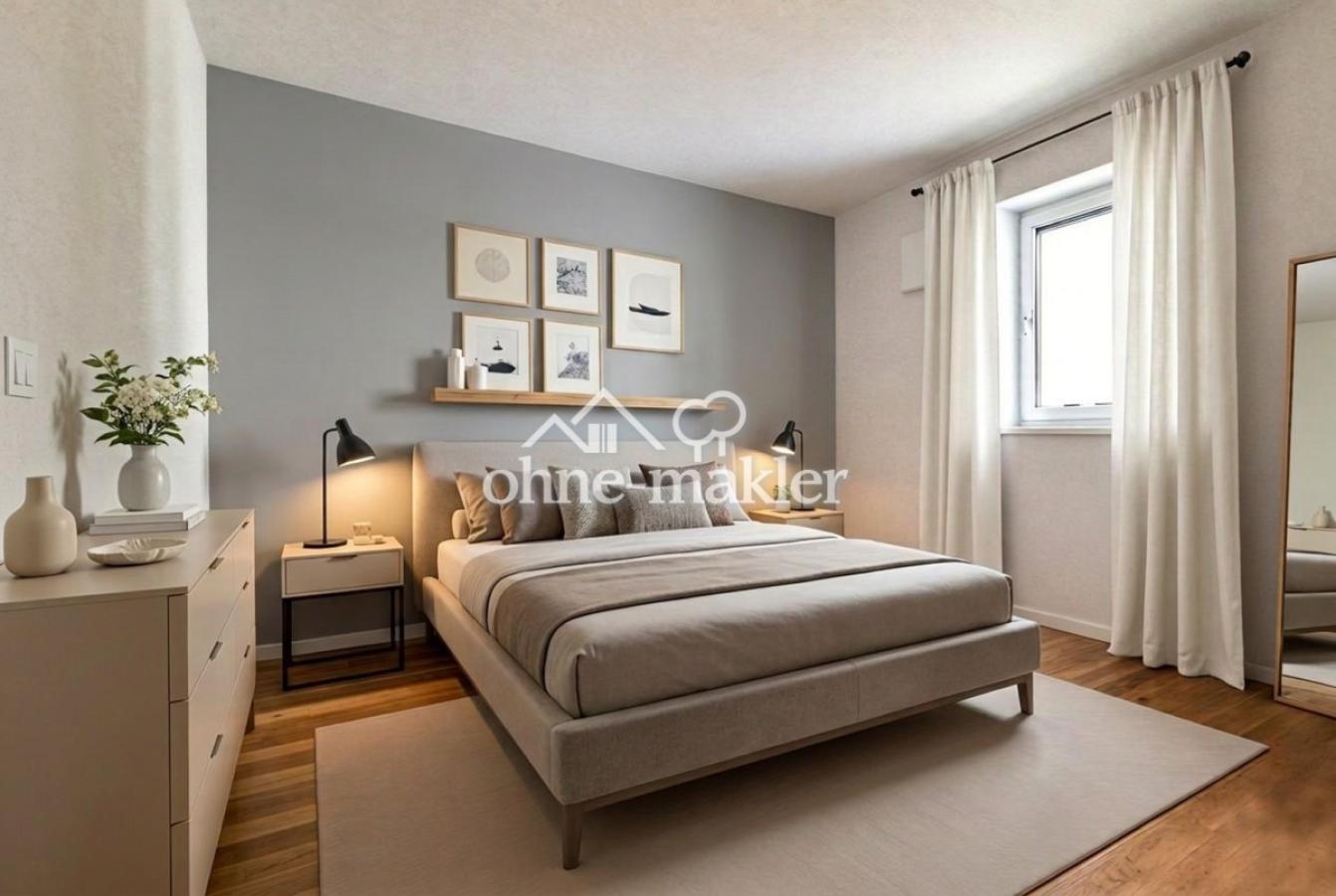 Schlafzimmer visualisiert