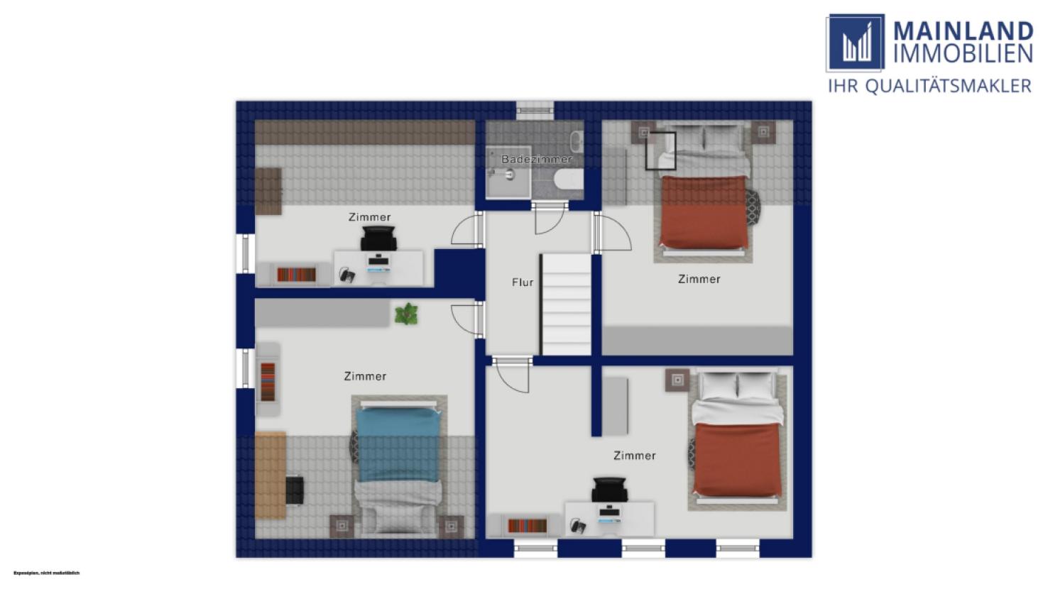 Dachgeschoss Haus_visualisiert