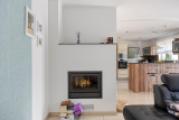 EG: 2-seitiger Kamin Wohnzimmer